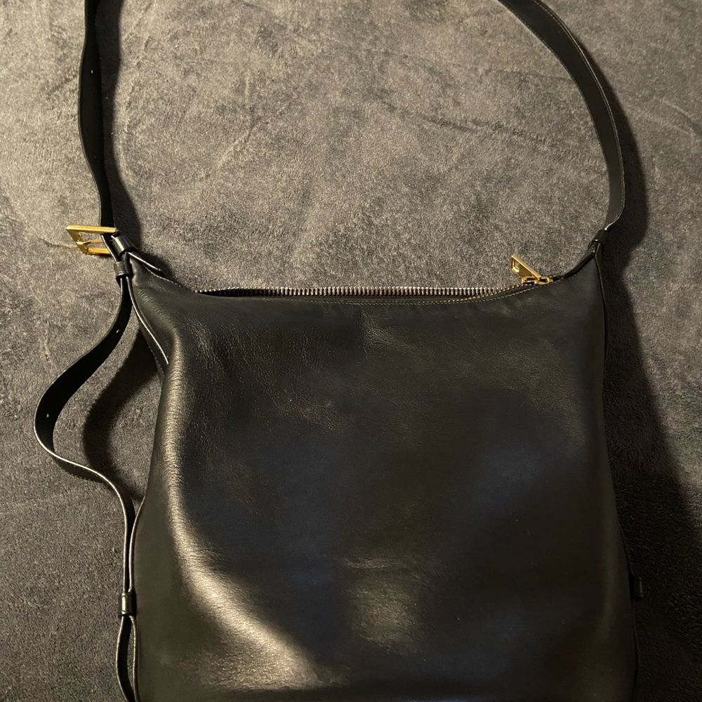 Tom Ford Black Leather Crossbody Bag